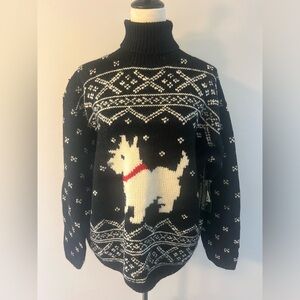 Lauren Ralph Lauren women’s Vintage Scottie Sweater/ New / Size L